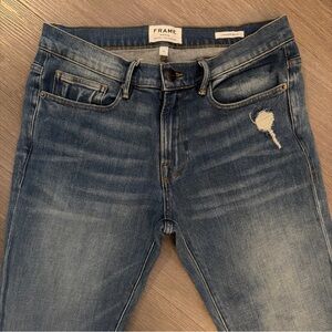 Frame Denim Men's Distressed Blue Skinny Jeans l’homme skinny 31